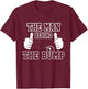 The Man Behind The Bump Baby Shower Shirts for Mom and Dad