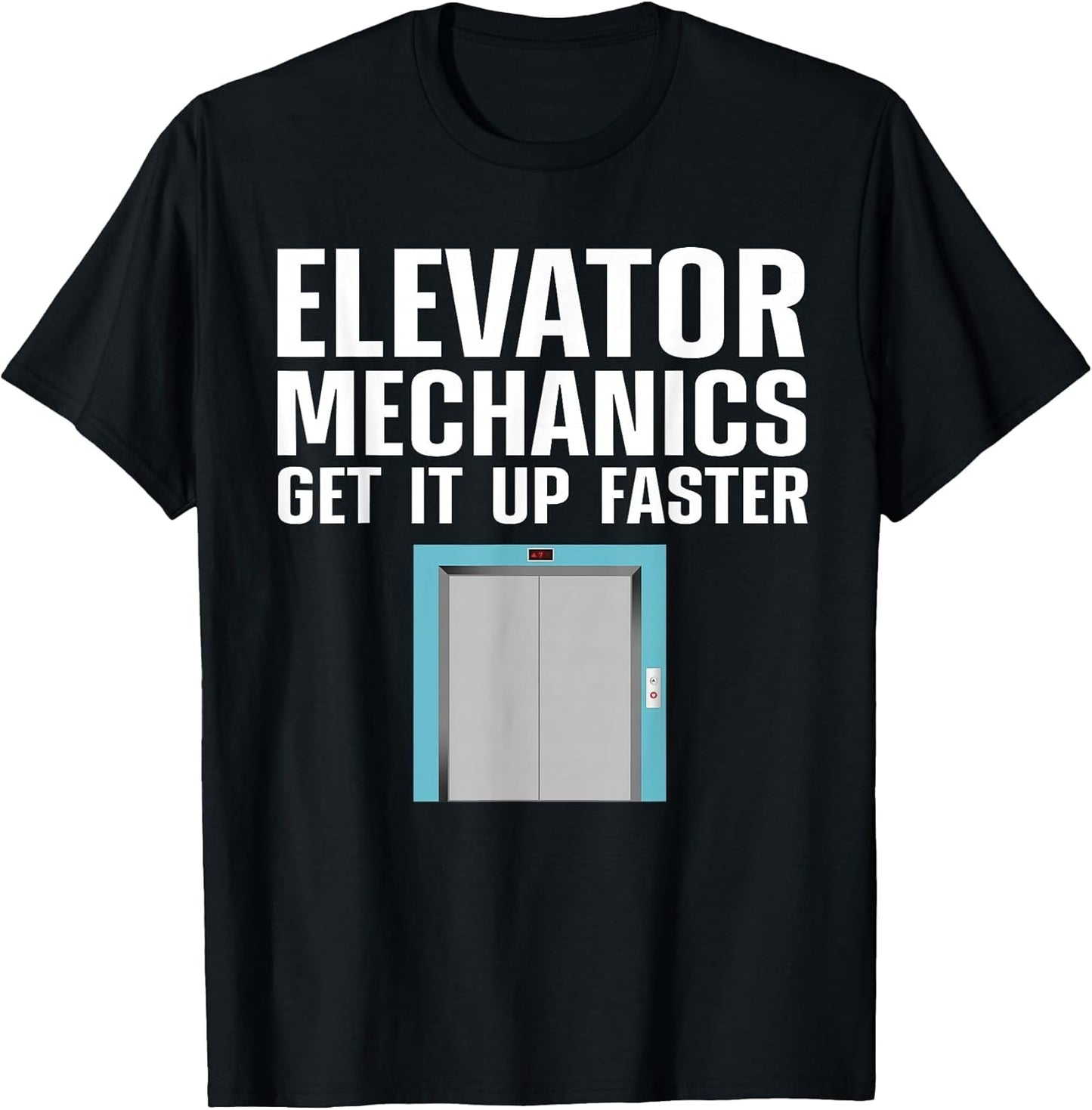 Funny Elevator Mechanic Art Men Machinist Elevator Operator