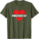 World Heart Day Red Cute Heart Distressed Save The Planet