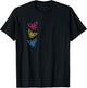 Subtle Pansexual Pride Goth Butterfly Occult Gothic Pan Flag