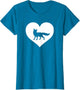 A Cute Purple or Pink Fox , Women, Sapphire Blue, Small