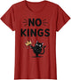 Black Cat No Kings Shirt Men Women No Kings