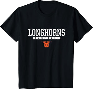 United Longhorns Logo Baseball HS