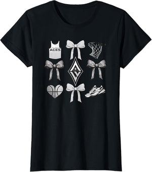 WNBA Las Vegas Aces Bow Grid