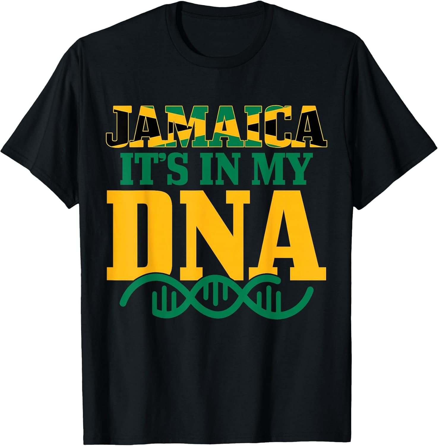 Jamaica It's in My DNA Jamaican Flag Pride