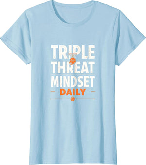 Triple Threat Mindset Daily Basketball Design