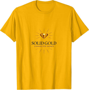 Solid Gold Character Shines Inspirational Design
