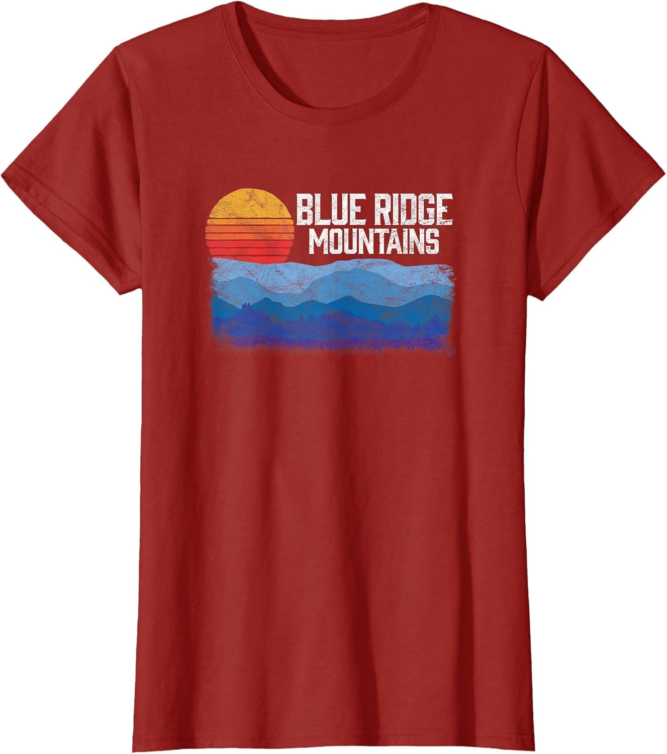 Appalachian & Blue Ridge Mountains Retro Style