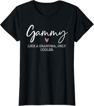 Gammy Like A Grandma Only Cooler Heart Mother's Day Gammy