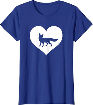 A Cute Purple or Pink Fox , Women, Royal Blue, X-Large