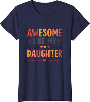 Awesome Like My Daughter Pride Parent Design