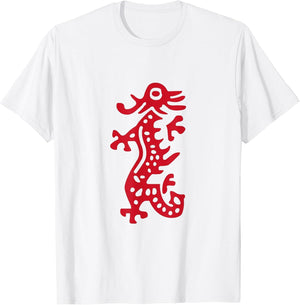 Chinese Mah Jong Red Dragon Tile Mahjong Costume