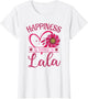 Happiness is Being A Lala Cute Floral Mother's Day Women