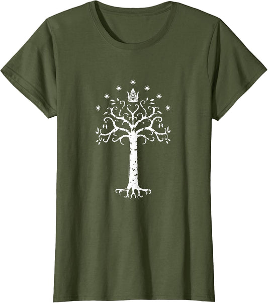 LOTR Gondor Tree Illustration Fantasy Movie