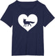 A Cute Purple or Pink Fox , Women's Plus, Navy Blue, 4X