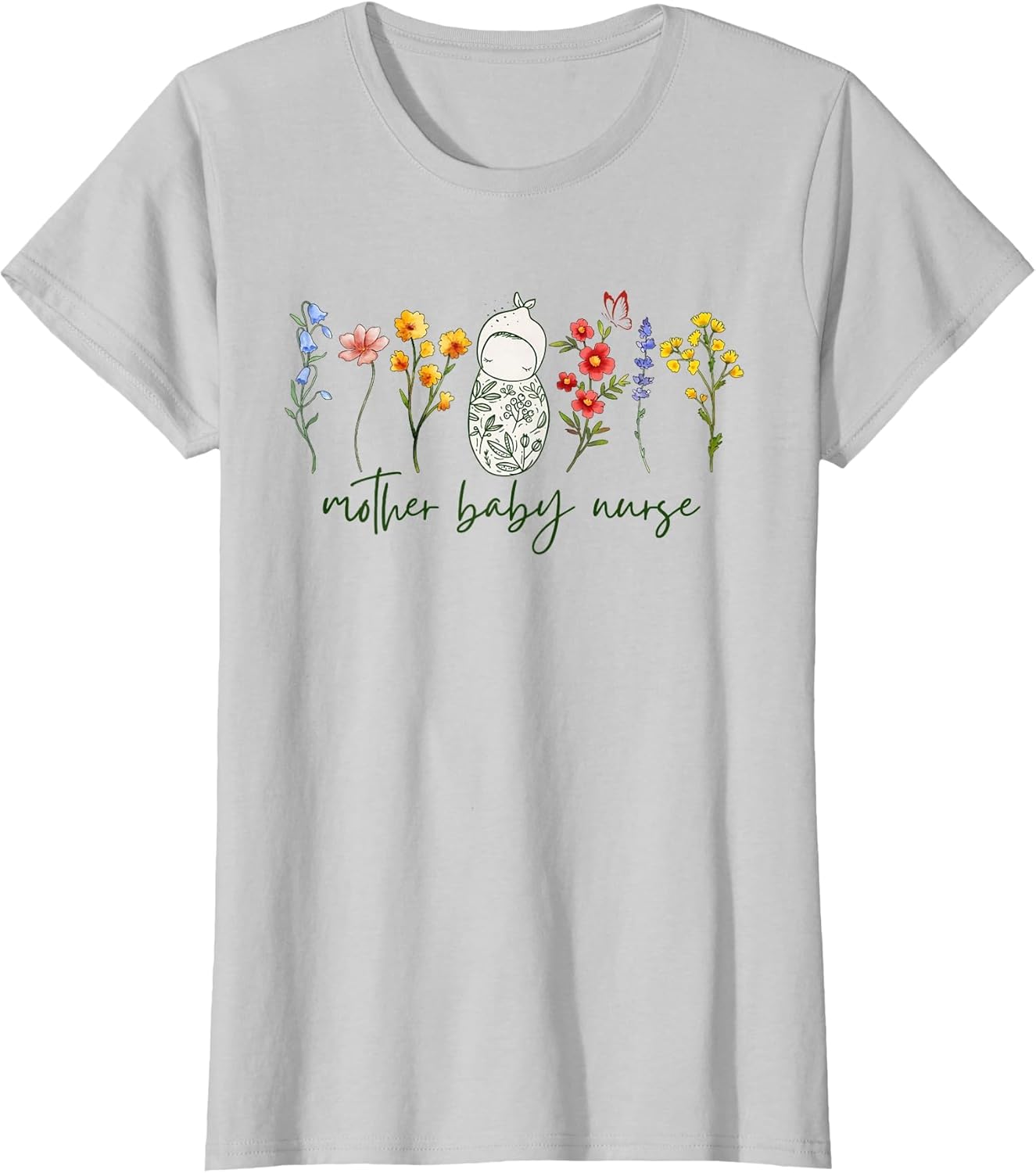 Mother Baby Nurse Wildflower Postpartum Nurse Grad Maternity