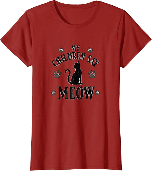 My Children Say Meow Cat Dad Design
