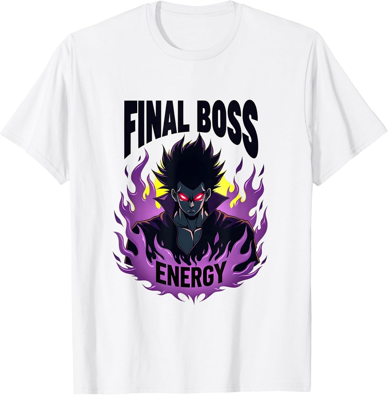 Final Boss Energy Anime Graphic Design