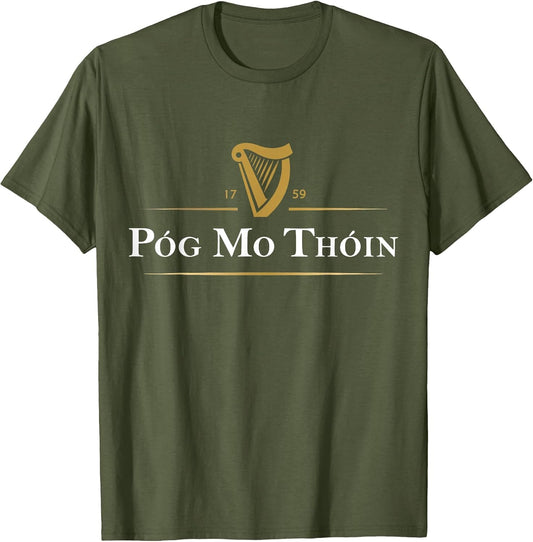 Pog Mo Thoin Ireland Funny Lucky Irish Green St Patricks Day