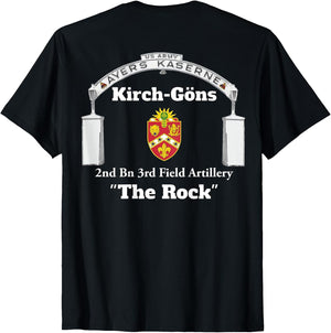 Ayers Kaserne-Kirch-Goens - 2nd Bn 3rd FA Print on Back