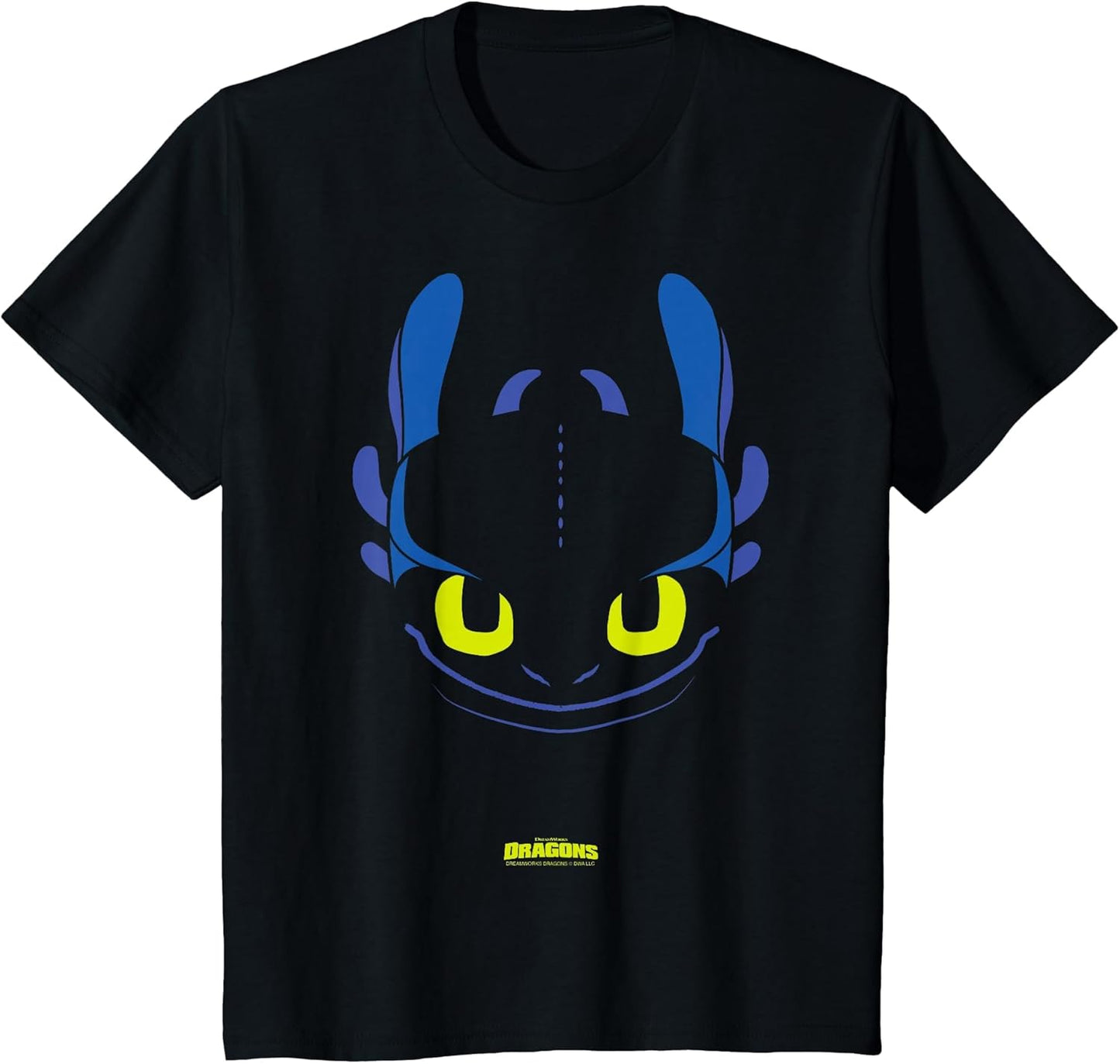 DreamWorks Dragons Toothless Night Fury Big Face Costume