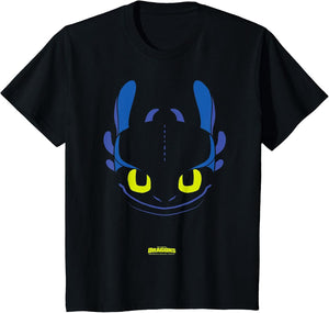 DreamWorks Dragons Toothless Night Fury Big Face Costume