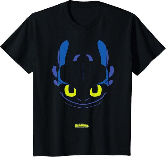 DreamWorks Dragons Toothless Night Fury Big Face Costume