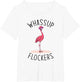 Whassup Flockers? Funny Vintage Pink Flamingo Sunglasses