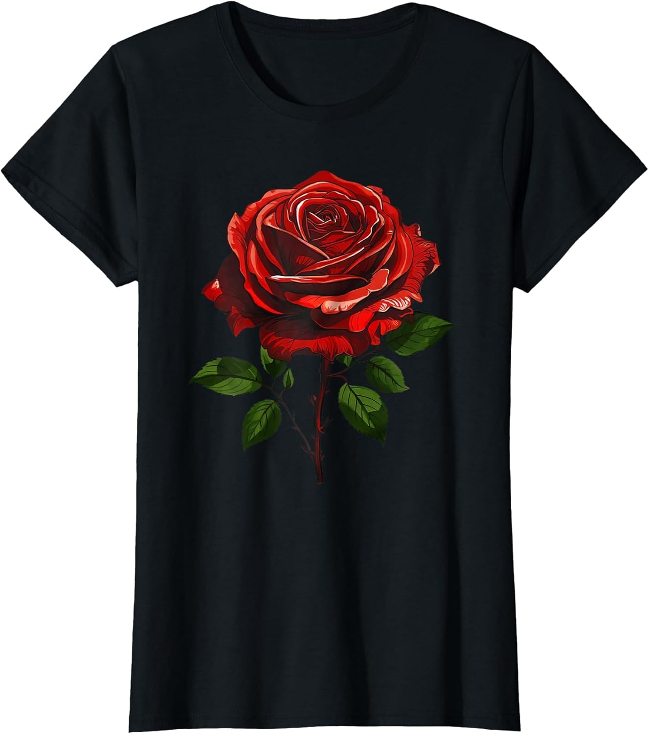 Single Red Rose Flower