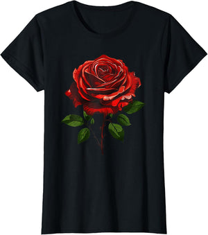 Single Red Rose Flower