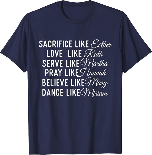 Sacrifice Like Esther Love Like Ruth - Christian Faith Jesus