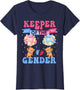 Keeper of The Gender Reveal Cute Bear Balloons Pink Or Blue