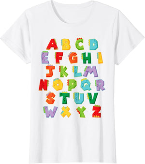 Dinosaurs Uppercase Letters Alphabet for Teachers Kids