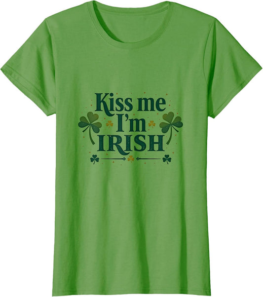 Kiss Me I'm Irish Saint Patrick's Day Design