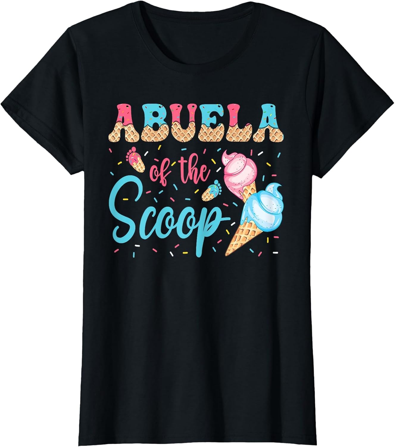 Abuela of The Scoop Ice Cream Gender Reveal Baby Shower