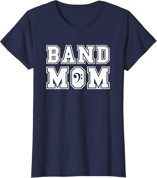 Marching Band Mom Bass Clef Parent Helper Low Brass