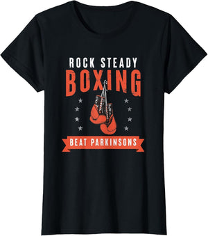 Rock Steady Boxing Beat Parkinson's Gloves and Stars