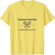 Tennis Whites Champagne Nights Preppy Design