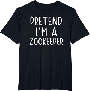 Pretend I'm Zookeeper Costume Halloween Simple Zoo-Keeper