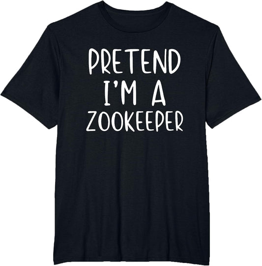 Pretend I'm Zookeeper Costume Halloween Simple Zoo-Keeper