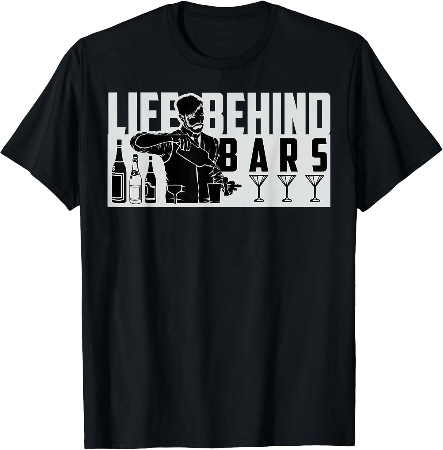 Funny Life Behind Bars Men and Women Bartender