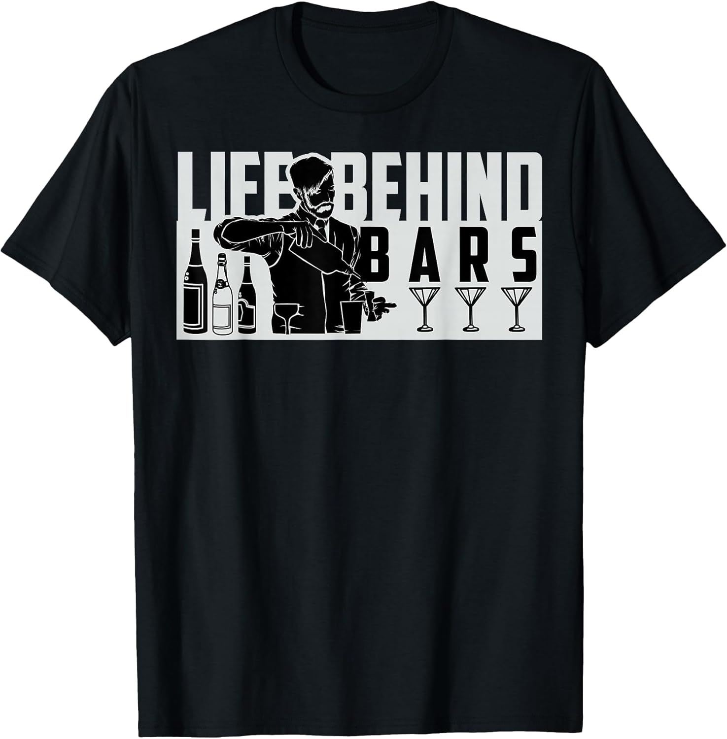 Funny Life Behind Bars Men and Women Bartender