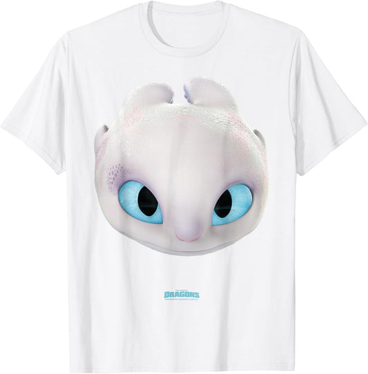 DreamWorks Dragons Light Fury Big Face Costume 3D