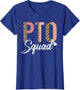 PTO Squad Heart Symbol for School Volunteer Teacher Parent