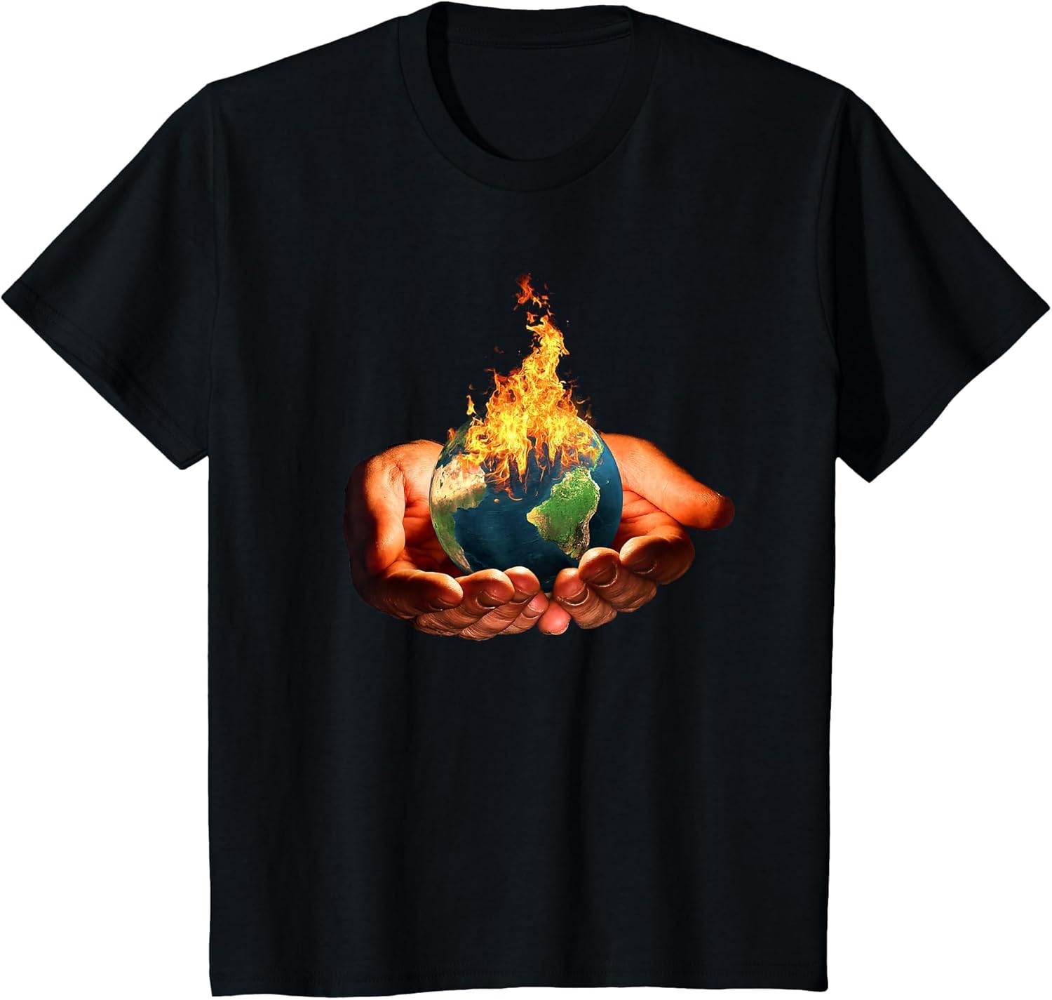 Climate Change Global Warming Earth in Fire