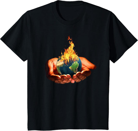 Climate Change Global Warming Earth in Fire
