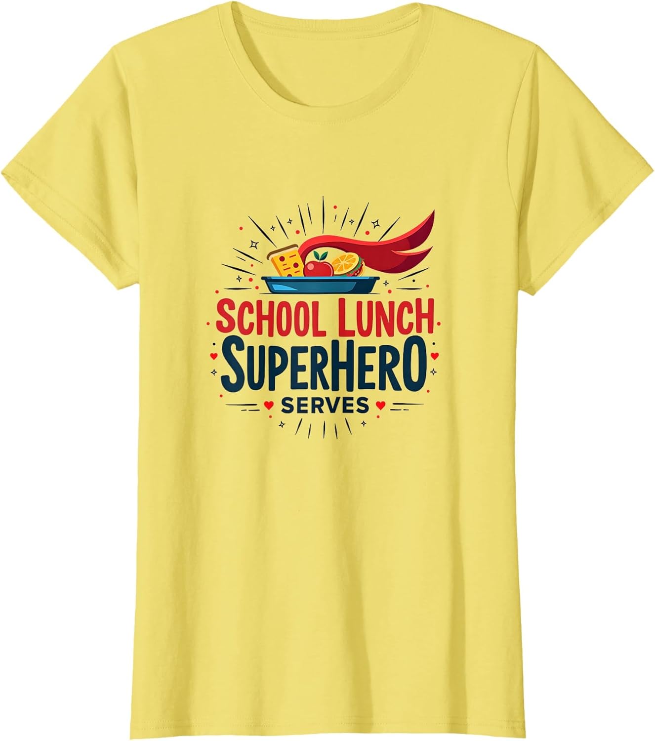 School Lunch Superhero Serves Design
