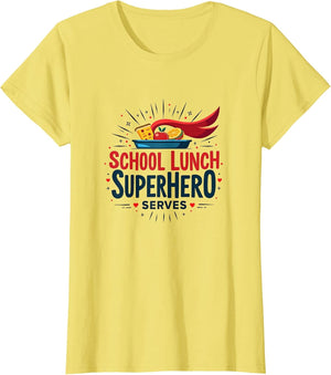 School Lunch Superhero Serves Design