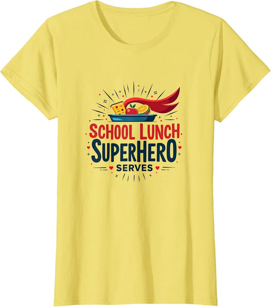 School Lunch Superhero Serves Design