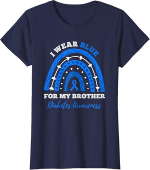 I Wear Blue for My Brother T1D Type 1 Diabetes Awareness